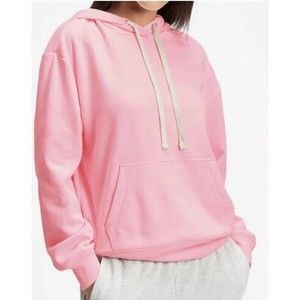 Gap Fleece Knit Hoodie. Pink Medium Pullover. Kanga Pockets. Long Sleeves.